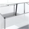 Upphöjd odlingslåda med växthus silver vidaXL 100 x 100 x 85 cm – miniatyr 7