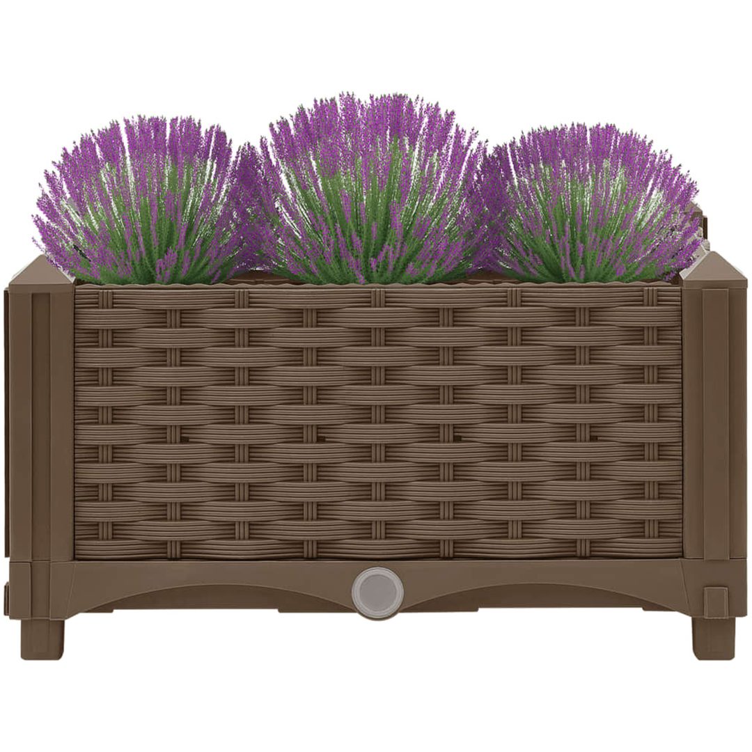 Upphöjd odlingslåda polypropen vidaXL 40 x 40 x 23 cm – bild 3