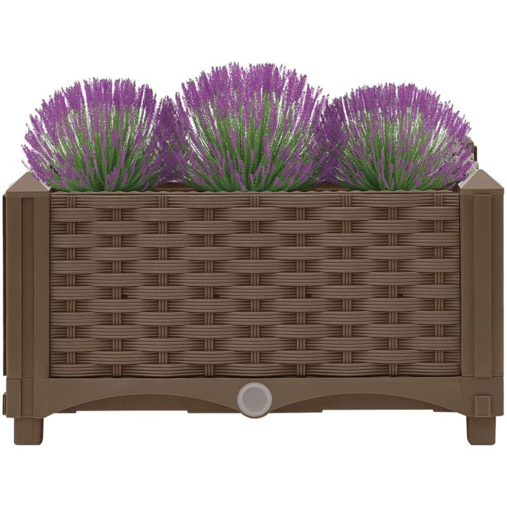 Upphöjd odlingslåda polypropen vidaXL 40 x 40 x 23 cm – bild 3