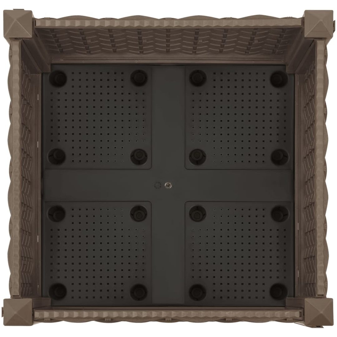Upphöjd odlingslåda polypropen vidaXL 40 x 40 x 23 cm – bild 5