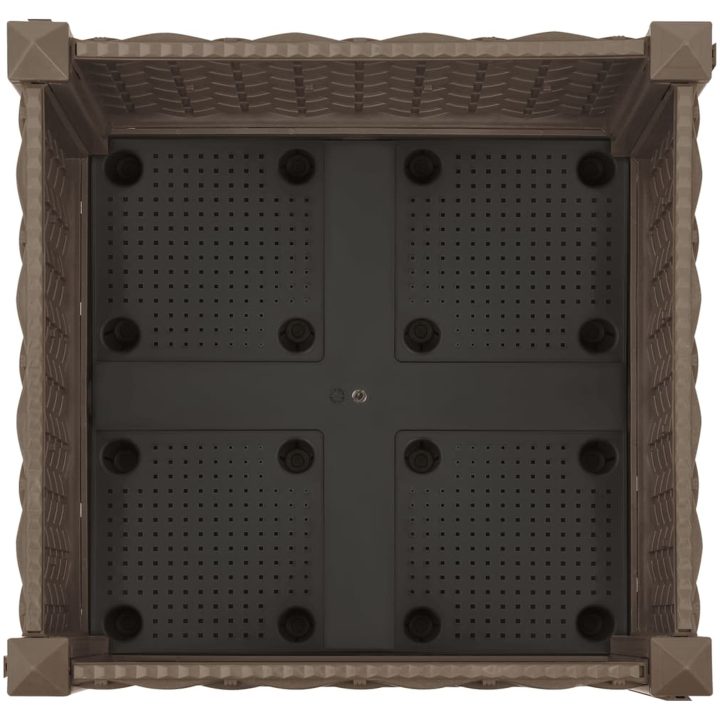 Upphöjd odlingslåda polypropen vidaXL 40 x 40 x 23 cm – bild 5