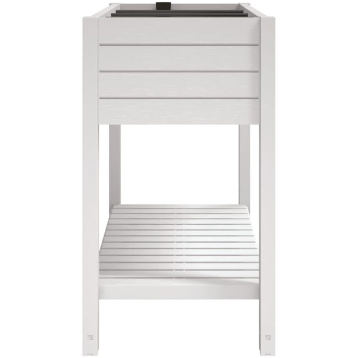 Upphöjd odlingslåda vit 110x45x79 cm polypropen vidaXL – bild 4