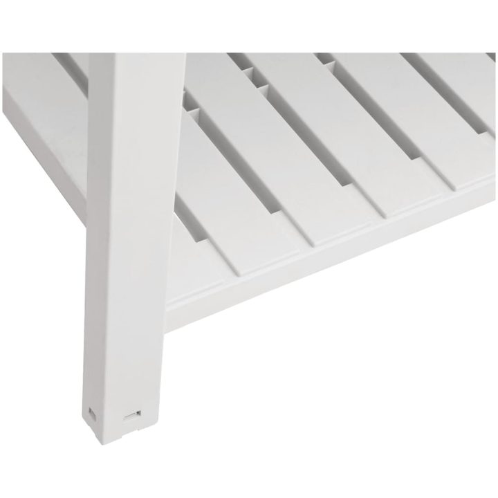 Upphöjd odlingslåda vit 110x45x79 cm polypropen vidaXL – bild 6