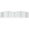 Upphöjd planteringsgabion galvaniserat järn vidaXL 200 x 100 x 50 cm – miniatyr 3