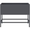 Upphöjd Trädgårdsplanterare Antracit Stål vidaXL 60 x 26 x 45 cm – miniatyr 5