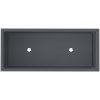 Upphöjd Trädgårdsplanterare Antracit Stål vidaXL 60 x 26 x 45 cm – miniatyr 7