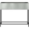 Upphöjd Trädgårdsplanterare Galvaniserad Stål vidaXL 100 x 26 x 82 cm – miniatyr 5