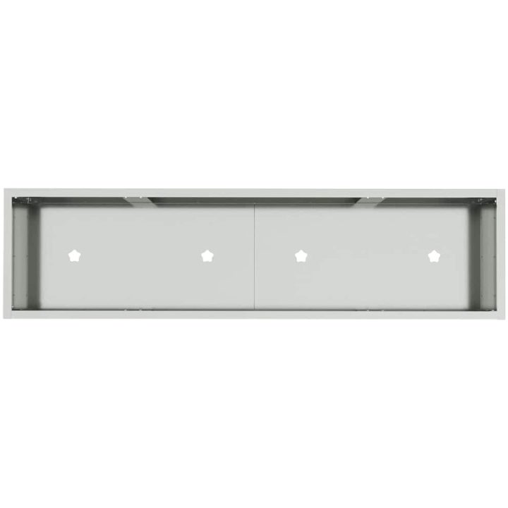 Upphöjd Trädgårdsplanterare Galvaniserad Stål vidaXL 100 x 26 x 82 cm – bild 7