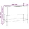 Upphöjd Trädgårdsplanterare Olivgrön Stål vidaXL 60 x 26 x 45 cm – miniatyr 12