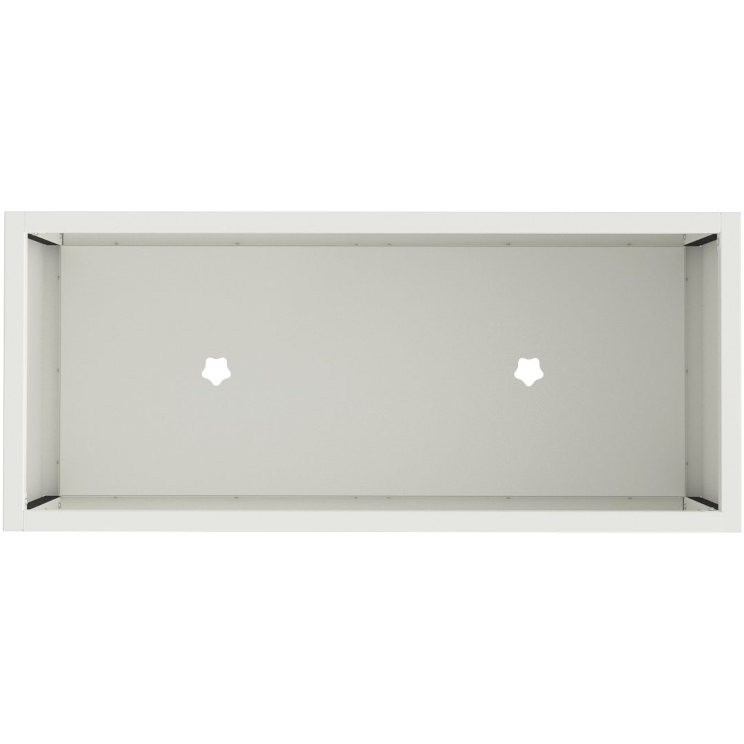 Upphöjd Trädgårdsplanterare Vit Stål vidaXL 60 x 26 x 45 cm – bild 7