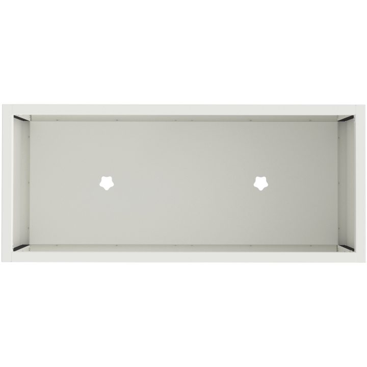 Upphöjd Trädgårdsplanterare Vit Stål vidaXL 60 x 26 x 45 cm – bild 7