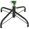 Uppochnedvänd plastgran med stativ grön 150 cm vidaXL 150 x 80 cm – miniatyr 5