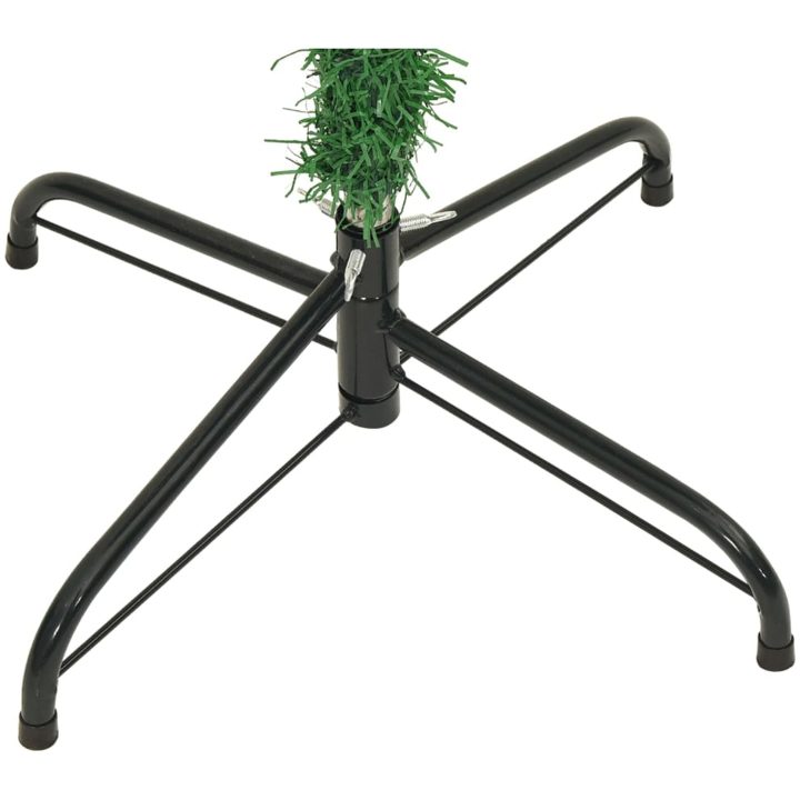 Uppochnedvänd plastgran med stativ grön 180 cm vidaXL 180 x 90 cm – bild 5
