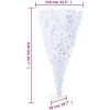 Uppochnedvänd plastgran med stativ grön 210 cm vidaXL 210 x 110 cm – miniatyr 7