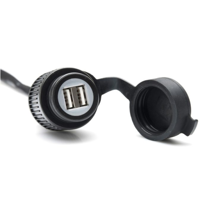 Usb Dubbel Laddningsuttag Med Universellt Stick SW-MOTECH Eluttag – bild 3