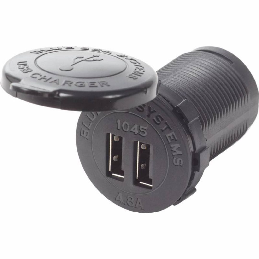 USB-laddare Fast Charge 4.8A Dual Blue Sea Systems