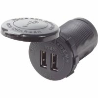 USB-laddare Fast Charge 4.8A Dual Blue Sea Systems