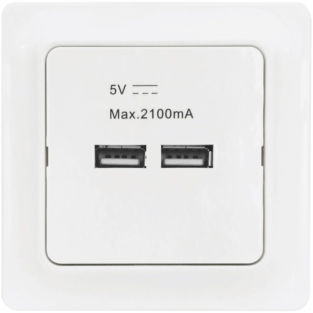USB-uttag GAMMA, 2-vägs USB MALMBERGS