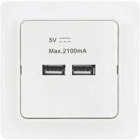 USB-uttag GAMMA, 2-vägs USB MALMBERGS