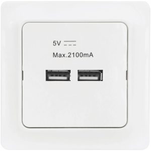 USB-uttag GAMMA, 2-vägs USB MALMBERGS