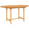 Utdragbart trädgårdsbord 110- massiv teak vidaXL 160 x 80 x 75 cm – miniatyr 2