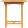 Utdragbart trädgårdsbord 110- massiv teak vidaXL 160 x 80 x 75 cm – miniatyr 6