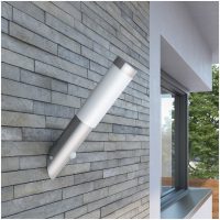 Utebelysning Enego vägglampa med rörelsedetektor vidaXL