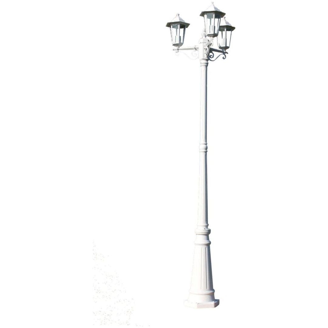 Utebelysning Kingston 3-armad 215 cm Vit vidaXL – bild 2