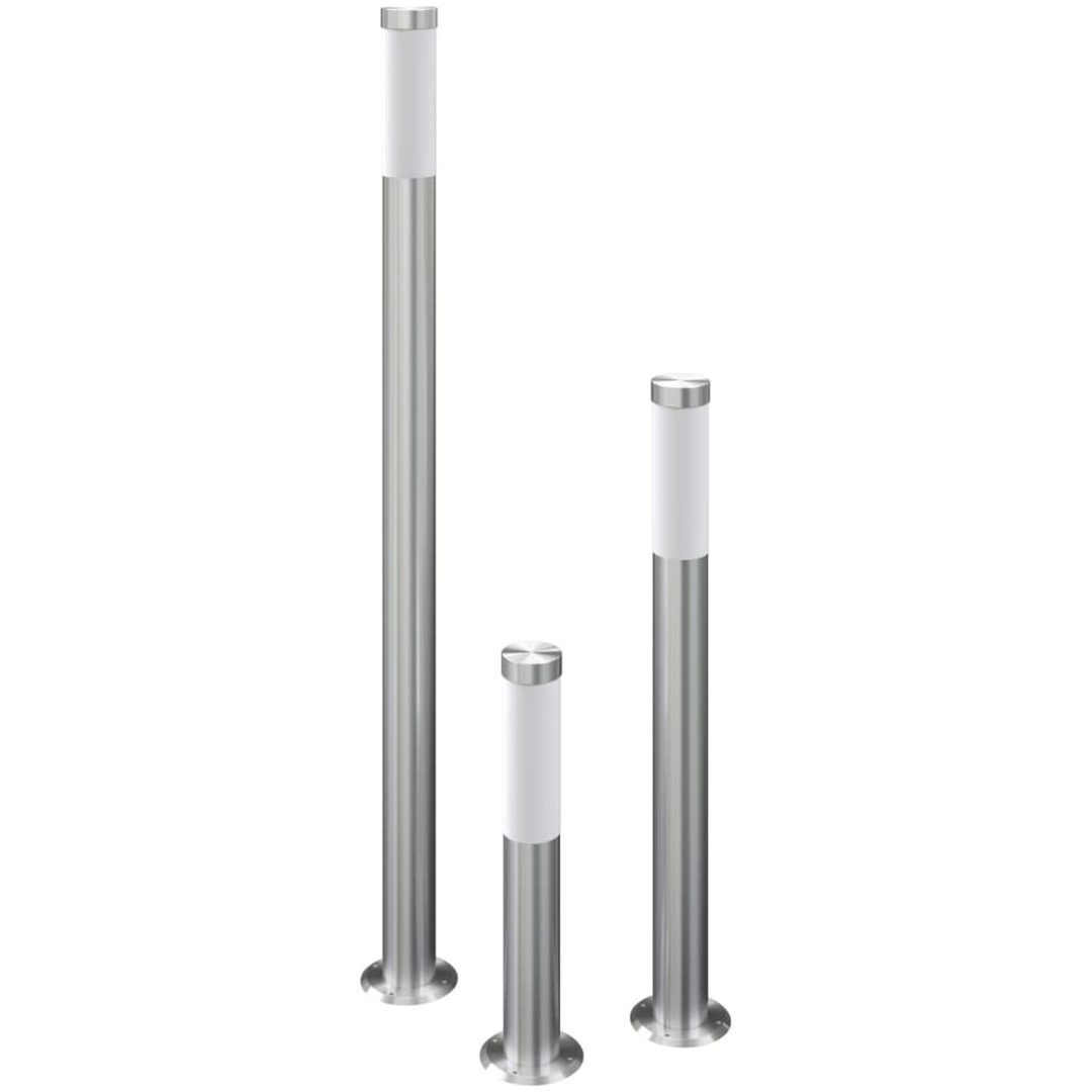 Utebelysning set 3 st olika höjd vidaXL – bild 2