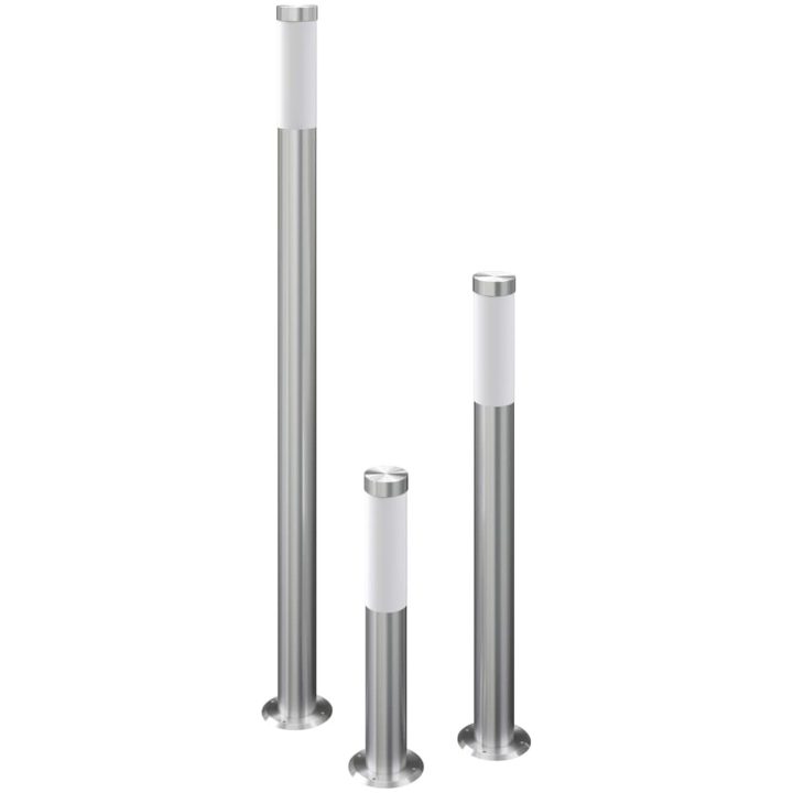 Utebelysning set 3 st olika höjd vidaXL – bild 2