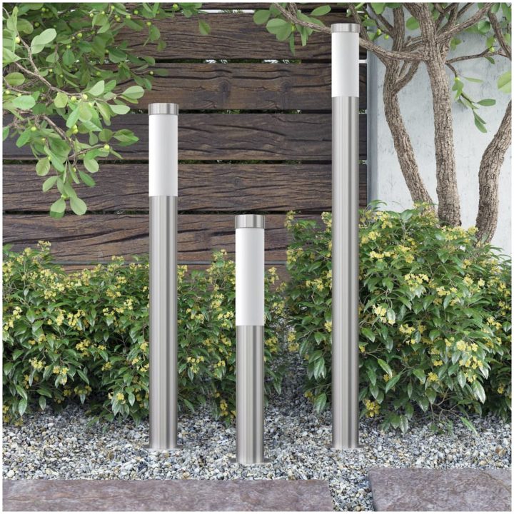 Utebelysning set 3 st olika höjd vidaXL – bild 12