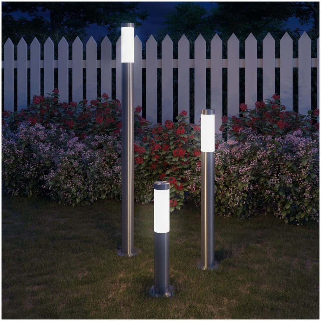 Utebelysning set 3 st olika höjd vidaXL – bild 10