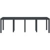 Utebord antracit 250x100x73 cm konstrotting vidaXL Stor – miniatyr 5