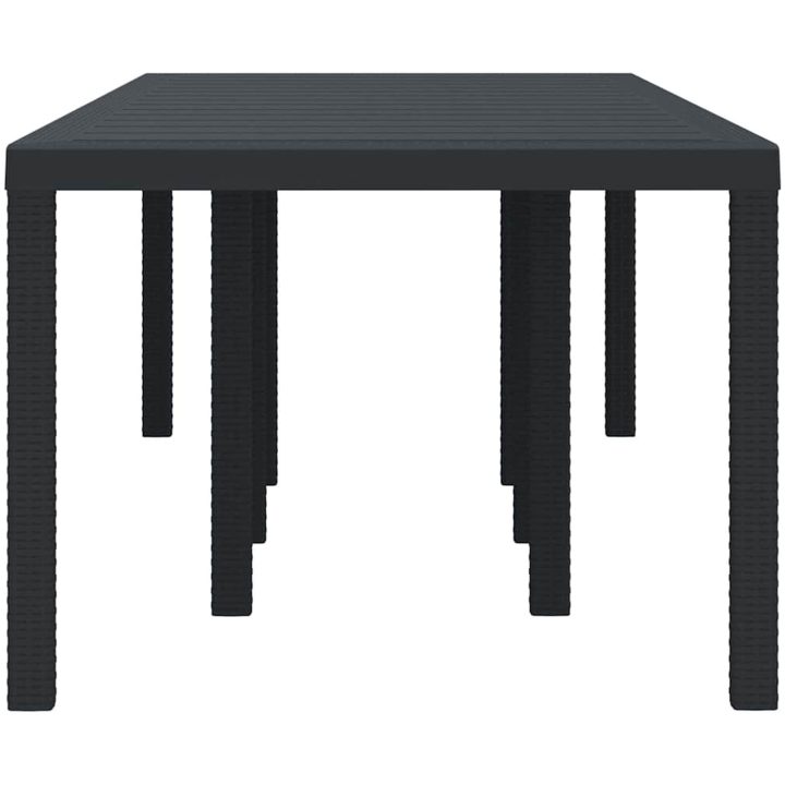Utebord antracit 250x100x73 cm konstrotting vidaXL Stor – bild 6