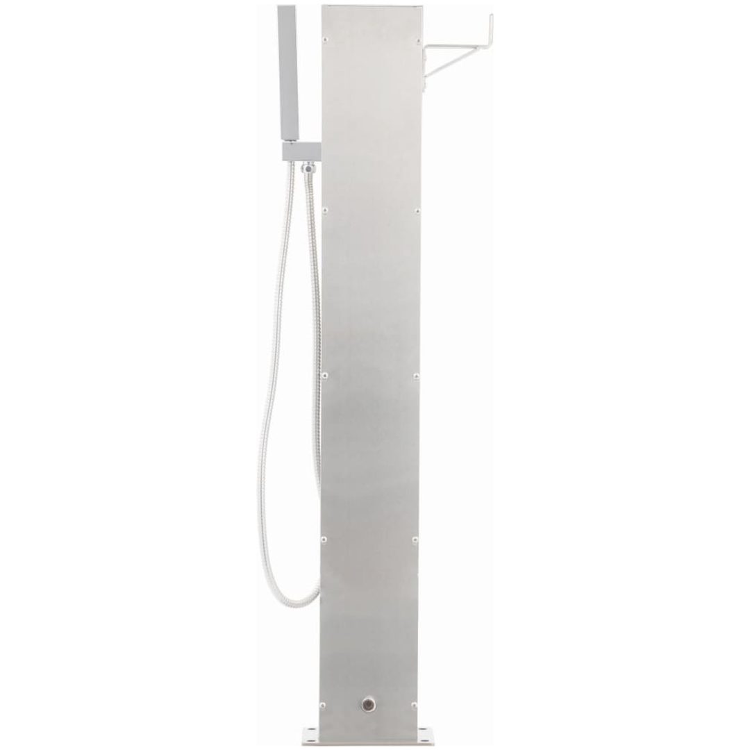 Utedusch 110 cm rostfritt stål vidaXL – bild 5