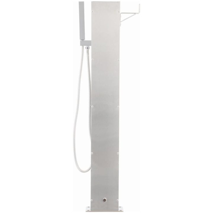 Utedusch 110 cm rostfritt stål vidaXL – bild 5