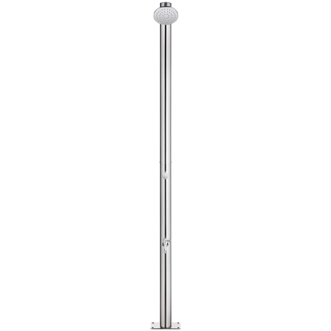 Utedusch 215 cm rostfritt stål vidaXL – bild 3