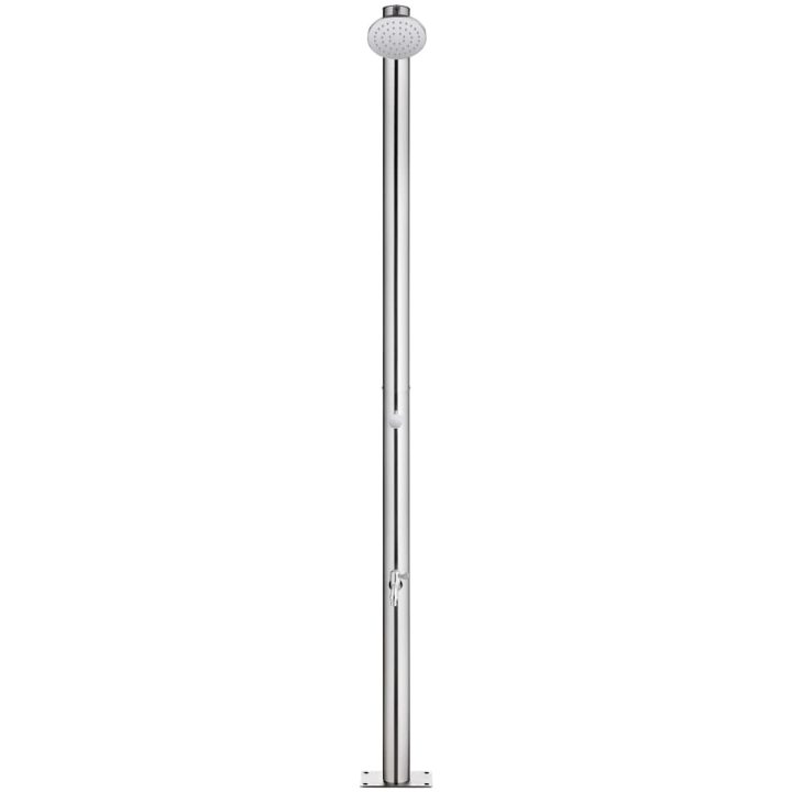 Utedusch 215 cm rostfritt stål vidaXL – bild 3