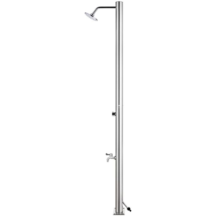 Utedusch 215 cm rostfritt stål vidaXL – bild 4