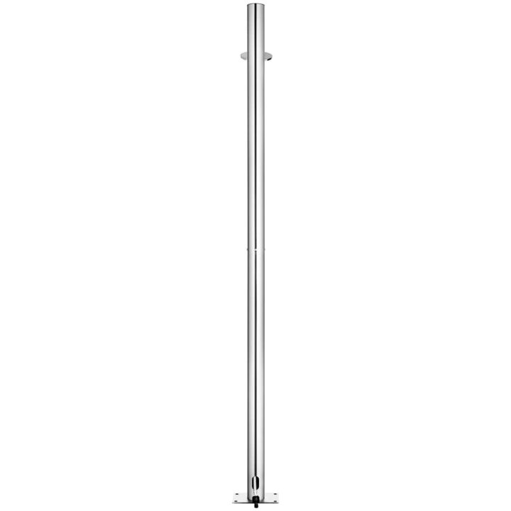 Utedusch 215 cm rostfritt stål vidaXL – bild 5