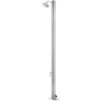 Utedusch 215 cm rostfritt stål vidaXL