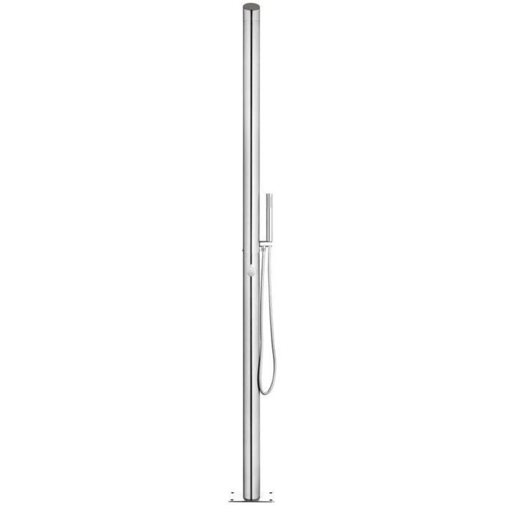 Utedusch 220 cm rostfritt stål vidaXL – bild 5