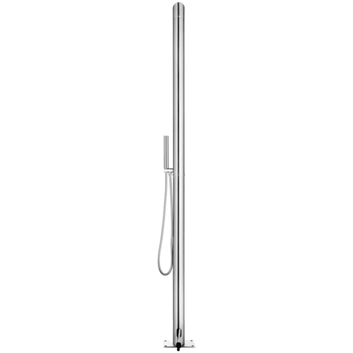 Utedusch 220 cm rostfritt stål vidaXL – bild 6