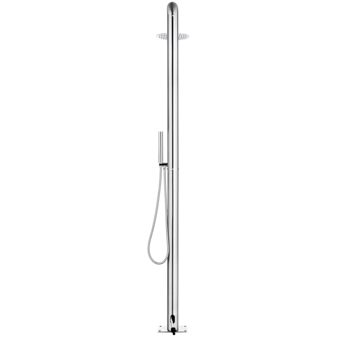 Utedusch 225 cm rostfritt stål vidaXL – bild 5