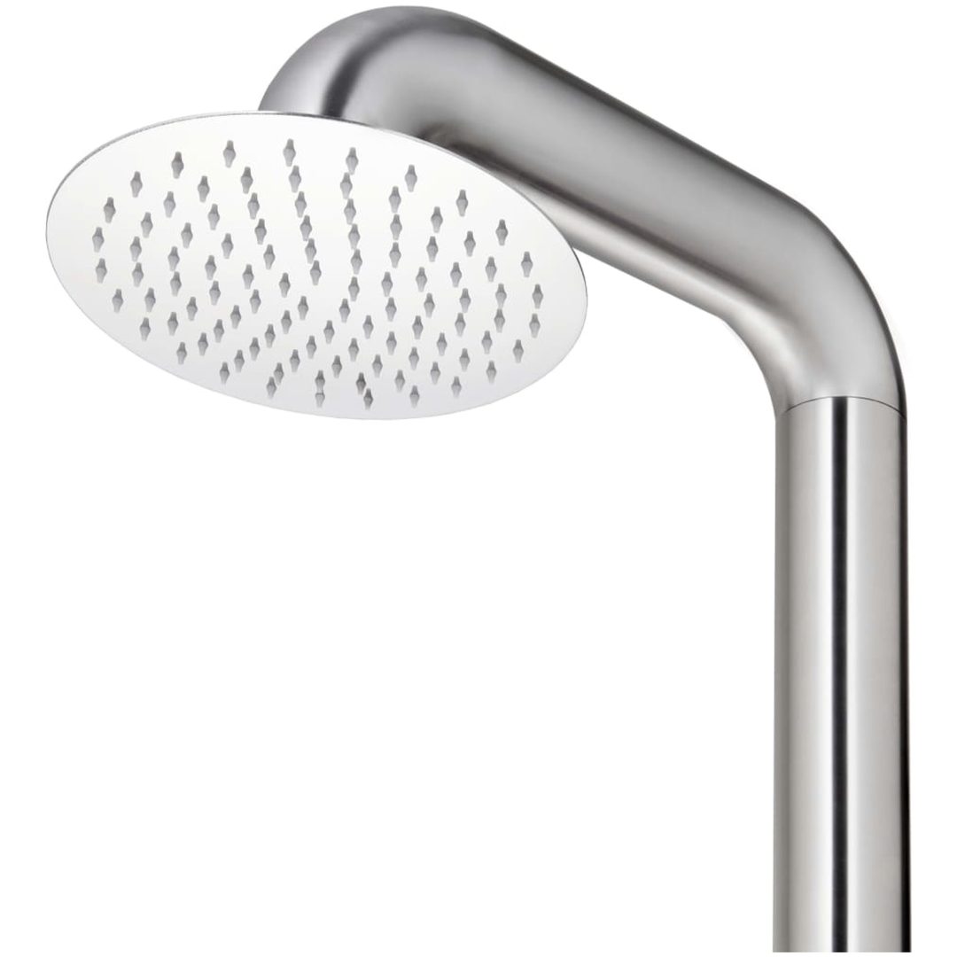Utedusch 225 cm rostfritt stål vidaXL – bild 6