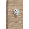 Utedusch beige 55x60x224 cm konstrottning och akaciaträ vidaXL – miniatyr 8