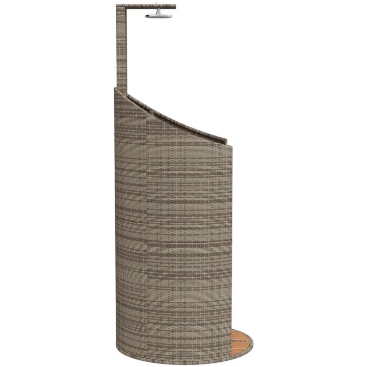 Utedusch grå 100x100x241,5 cm konstrottning och akaciaträ vidaXL – bild 6
