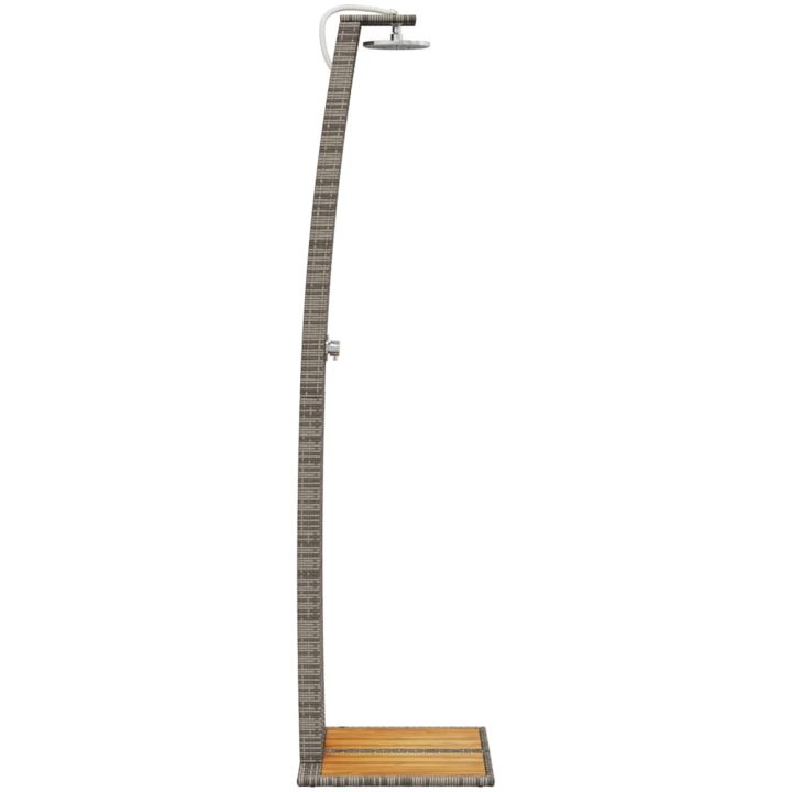 Utedusch grå 55x60x224 cm konstrottning och akaciaträ vidaXL – bild 6