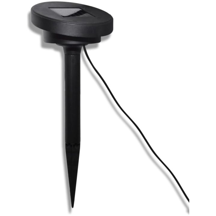 Utelampa med markspett 3 LED rund solcell vidaXL – bild 3