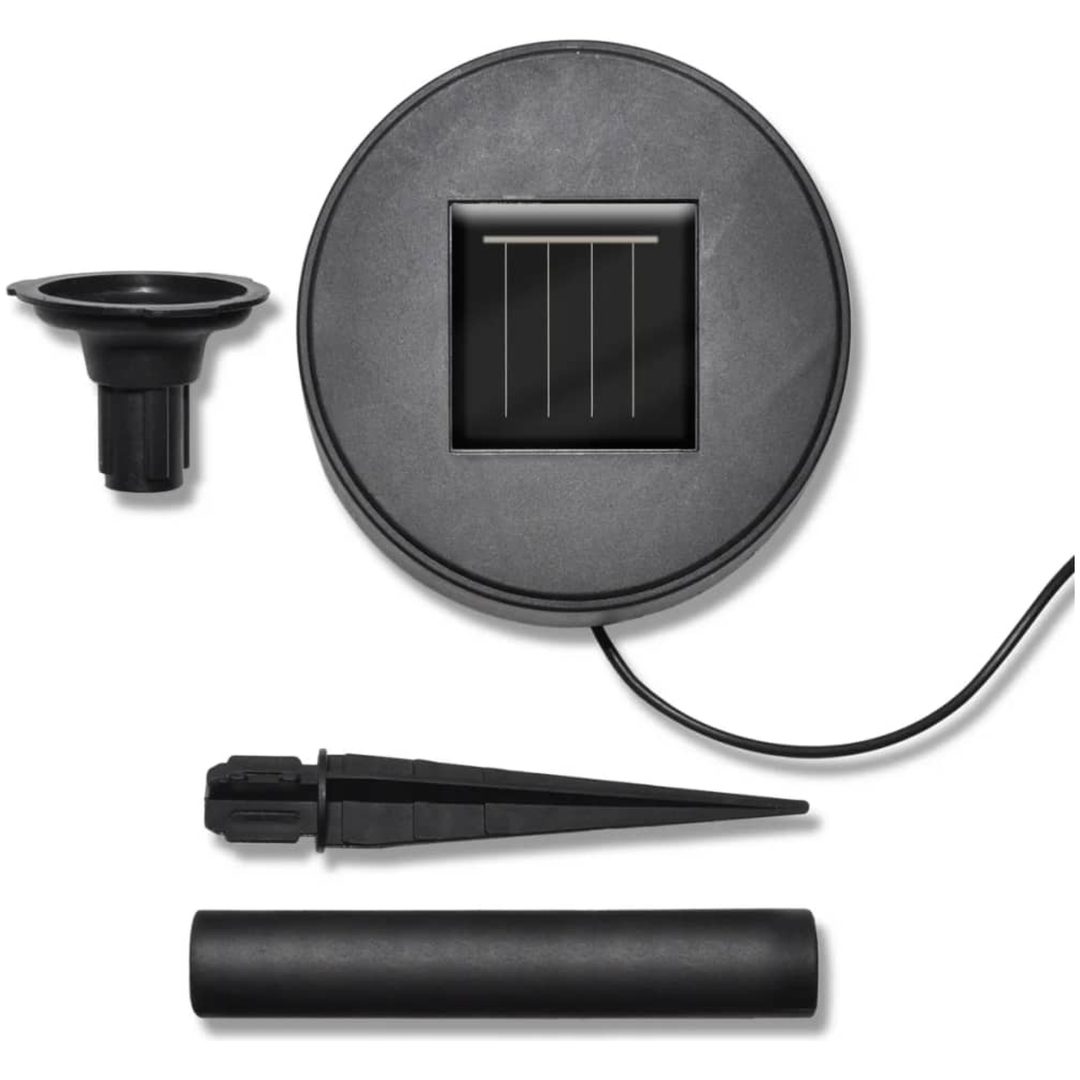 Utelampa med markspett 3 LED rund solcell vidaXL – bild 4